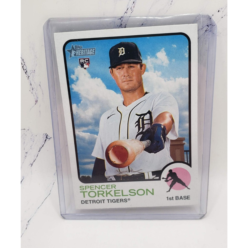 2022 Topps Heritage #531 Spencer Torkelson Rookie Tigers